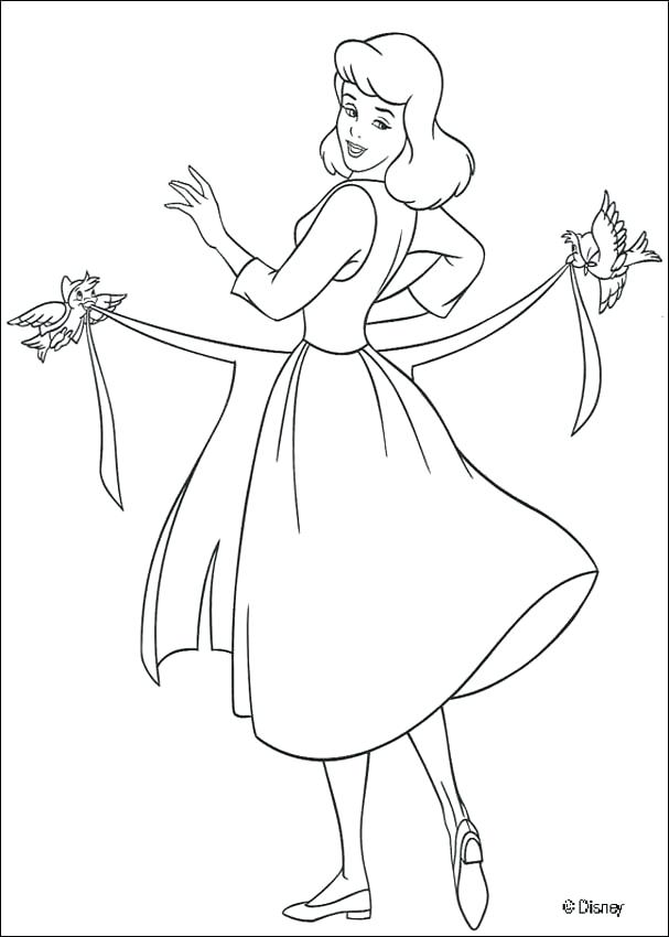 Cinderalla Coloring Pages Color Sheet Princess Coloring Pages 607x850 Cinderalla Coloring Pages Color Sheet Princess Coloring Pages