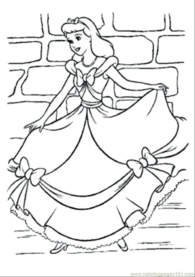 650x924 Fairy Godmother Give Beautiful Dress In Cinderella 2015 Coloring