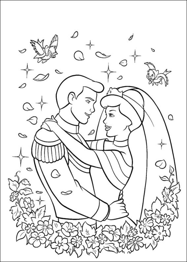 600x840 Cinderella Coloring Pages 360coloringpages
