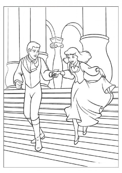 423x600 Cinderella Coloring Pages Free Coloring Pages