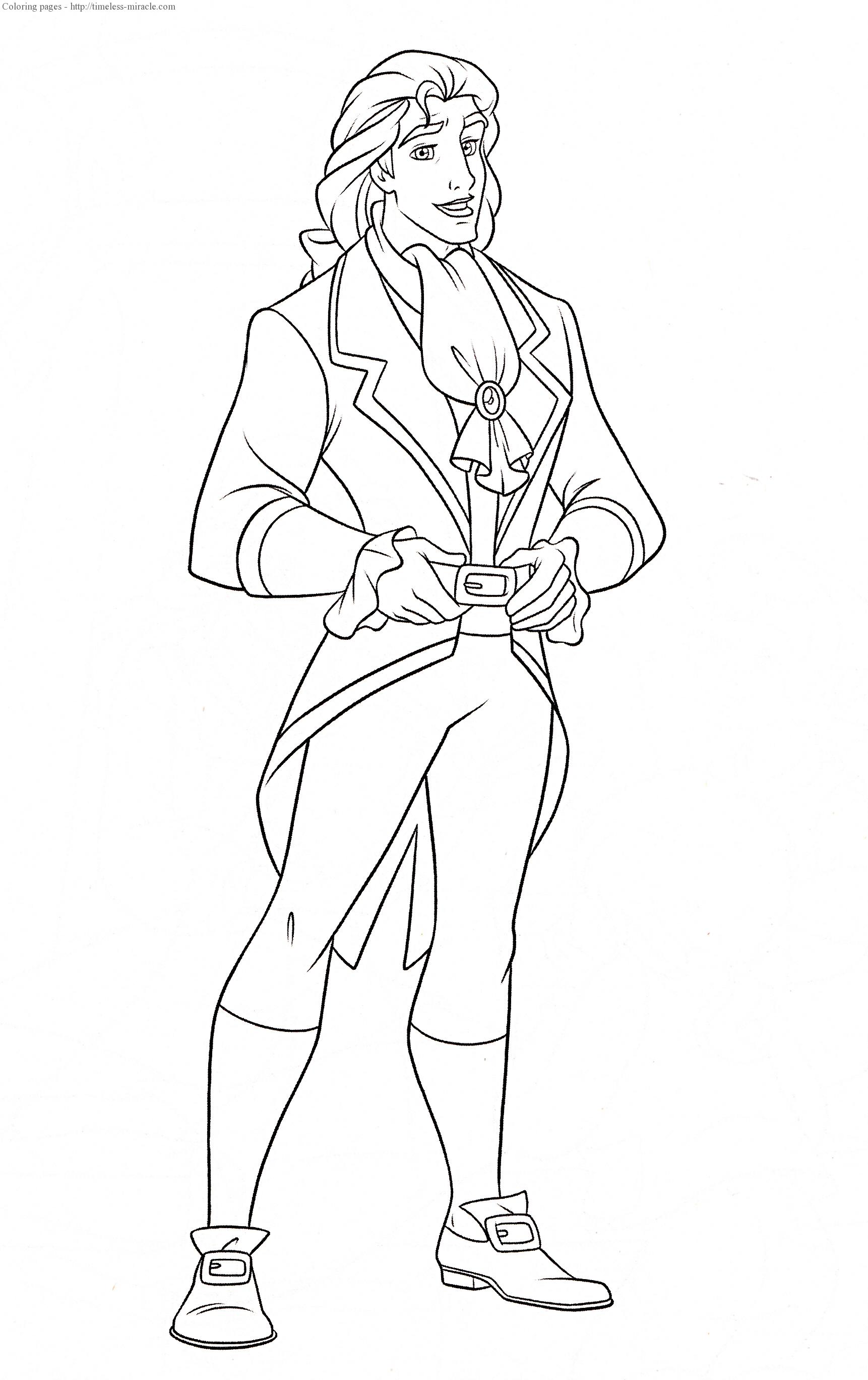 1722x2735 Prince Charming Coloring Pages