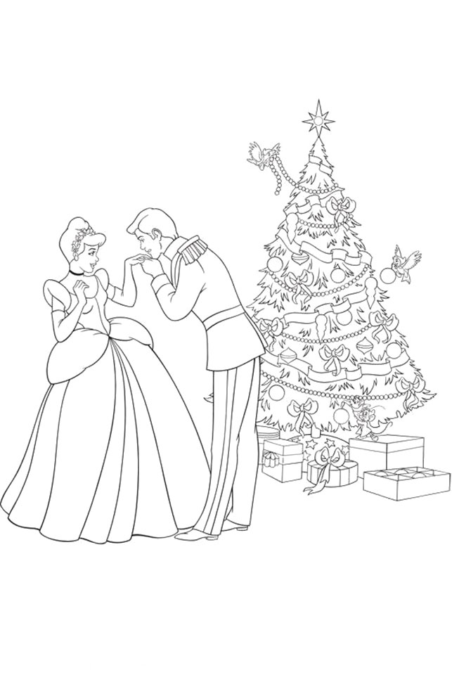 643x960 Cinderella And Prince Charming Coloring Pages Many Interesting