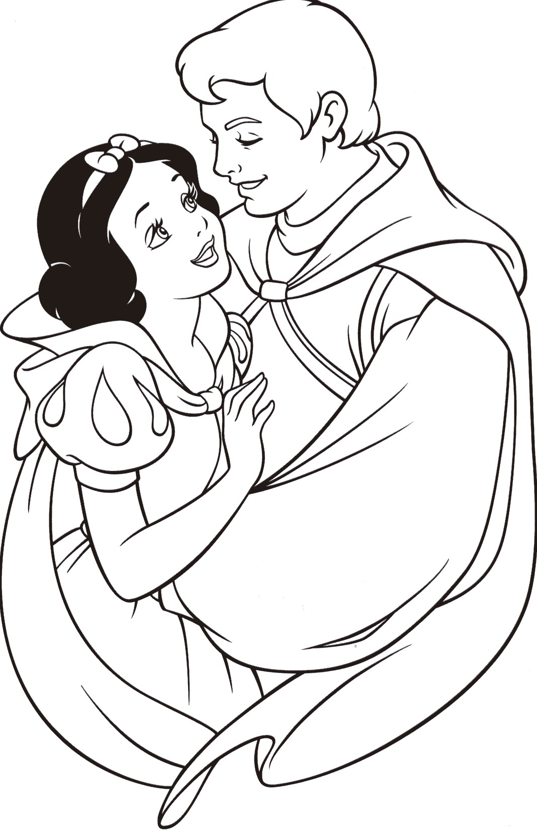 Disney Princess Cinderella And Prince Charming Coloring Page 1068x1650 Disney Princess Cinderella And Prince Charming Coloring Page