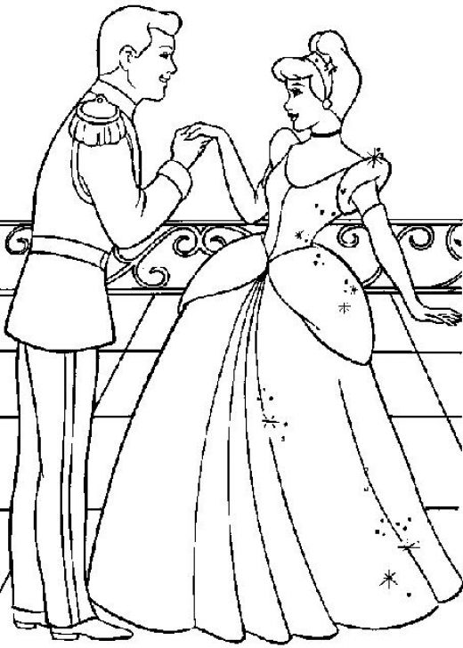 Free Printable Cinderella Coloring Pages For Kids Free 520x728 Free Printable Cinderella Coloring Pages For Kids Free