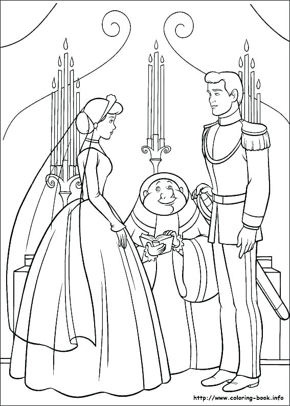 567x794 Coloring Pages Of Cinderella