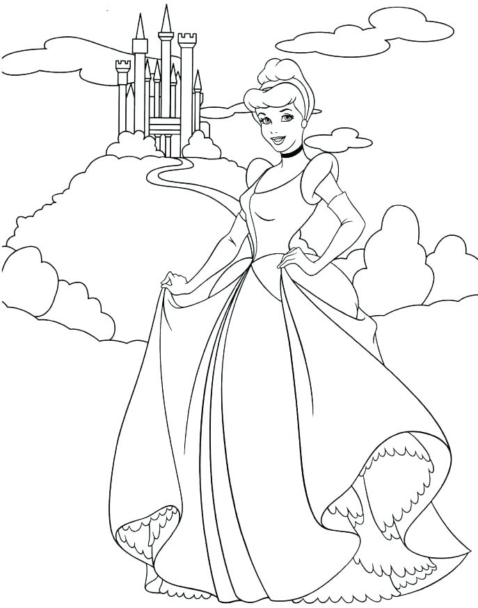 687x874 Cinderella Coloring Pages Coloring Pages Coloring Pages Coloring