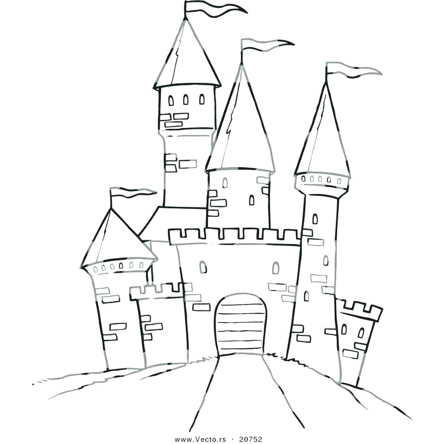 878x895 Disney Castle Coloring Pages Castle Coloring Page Coloring Pages
