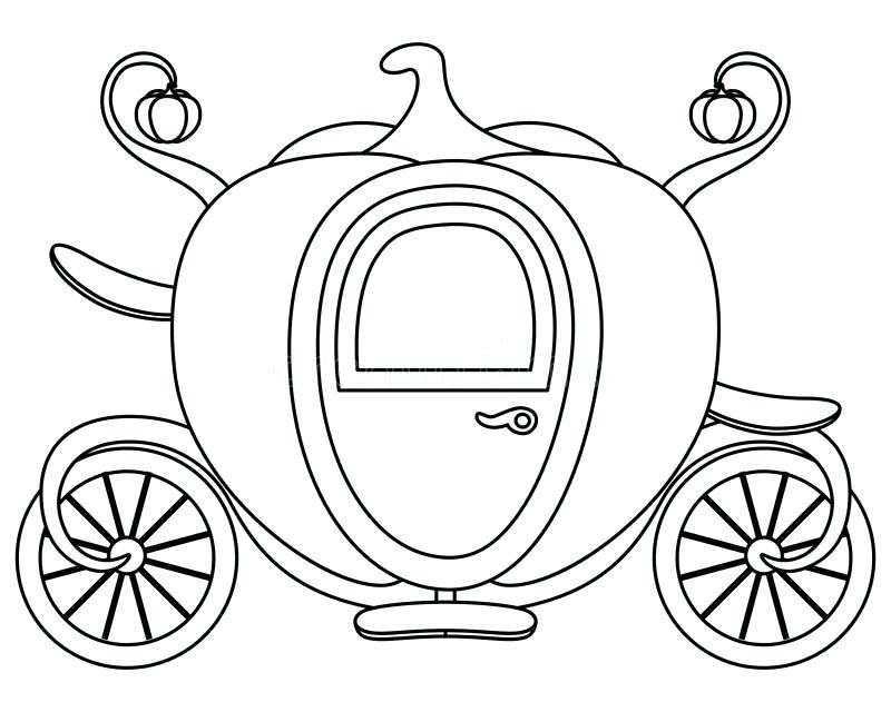 800x640 Cinderella Pumpkin Coach Coloring Pages Mice Mouse Carriage