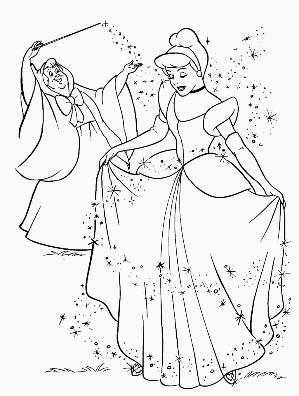 1024x1358 Cinderella Coloring Pages Adult