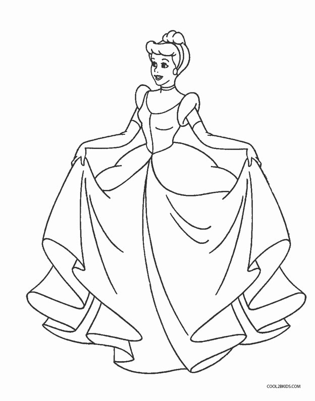 624x794 Free Printable Cinderella Coloring Pages For Kids Cool2bkids