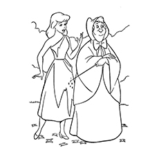 230x230 Top 25 Free Printable Cinderella Coloring Pages Online