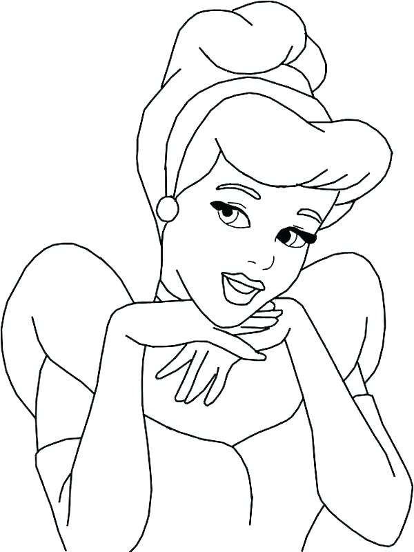 600x800 Free Printable Cinderella Coloring Pages Coloring Sheets
