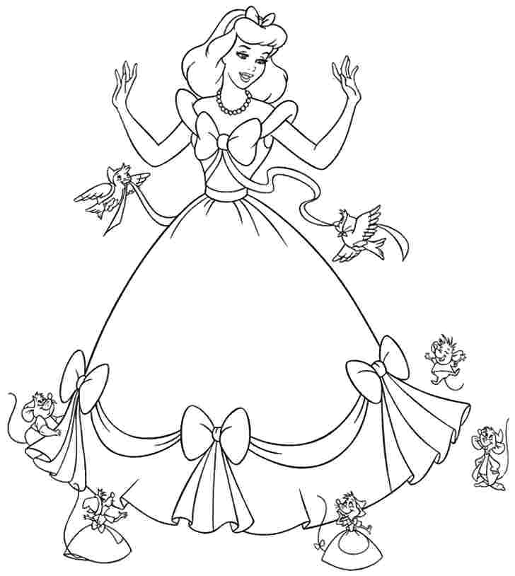 728x814 Cinderella Coloring Pages Pdf Coloring Page Coloring Pages