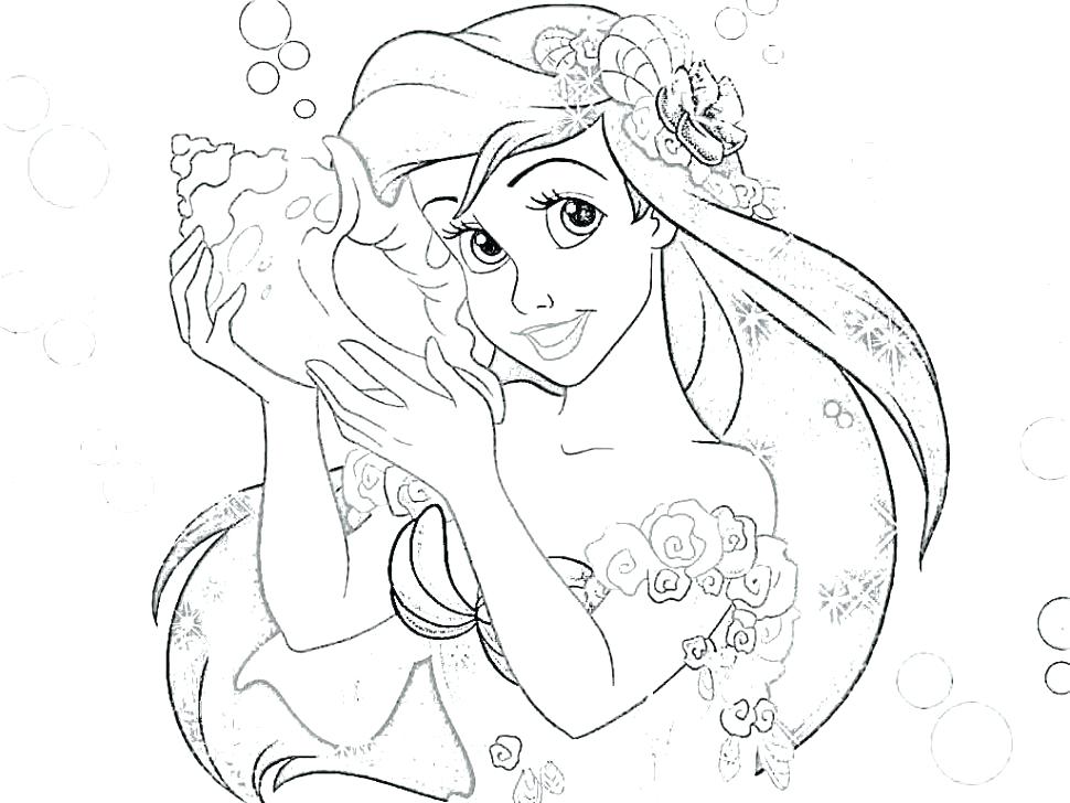970x728 Cinderella Colouring Book Free Princess Coloring Pages Princess