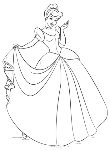 352x480 Cinderella Coloring Page Cinderella Category. Select