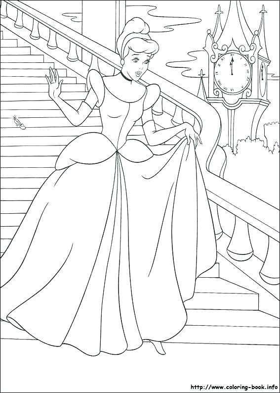 567x794 Coloring Book Cinderella Coloring Games Coloring Book In Addition