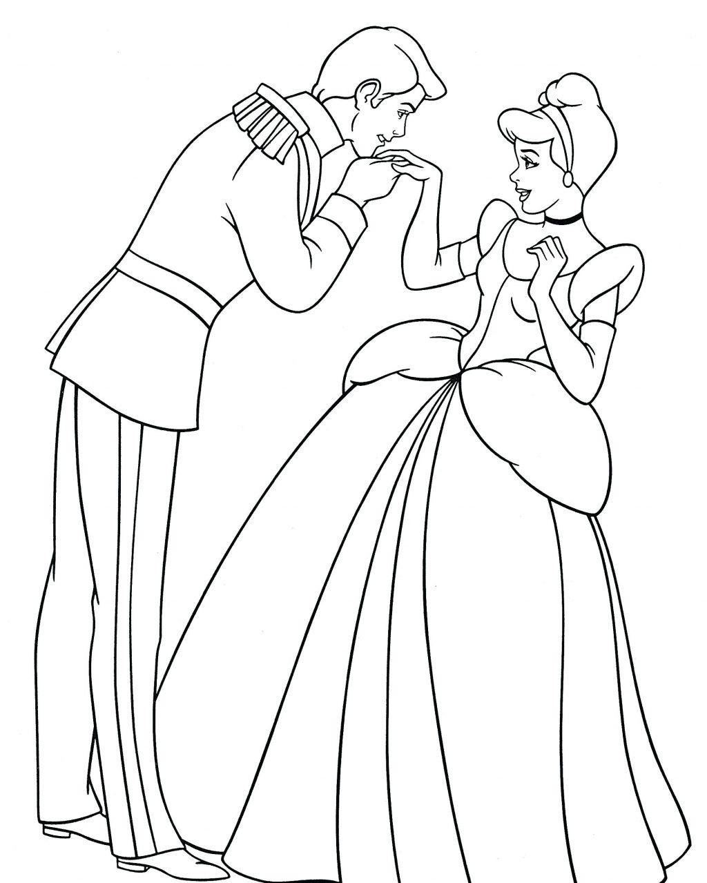 1024x1279 Coloring Pages ~ Cinderella Coloring Pages Princess Games