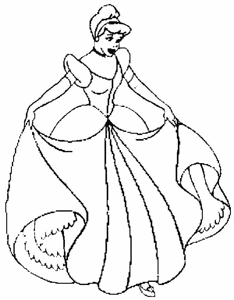 Cinderella Coloring Pages Inspirational Disney Princess Cinderella 750x960 Cinderella Coloring Pages Inspirational Disney Princess Cinderella