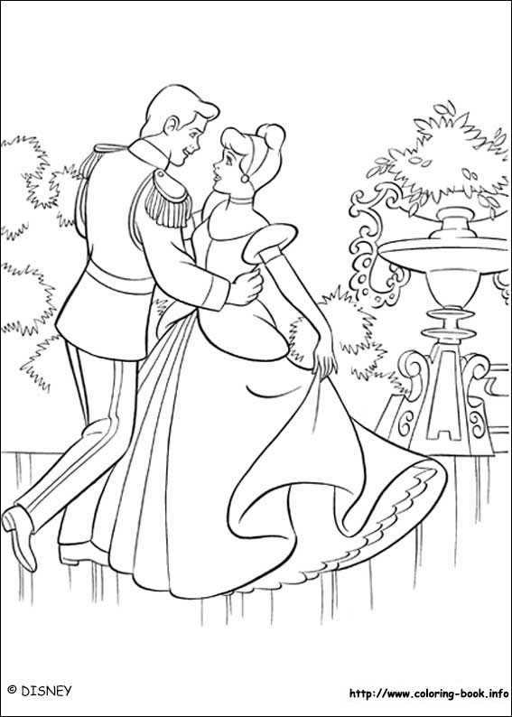 Cinderella Coloring Picture Disney's Princess Coloring Pages 567x794 Cinderella Coloring Picture Disney's Princess Coloring Pages