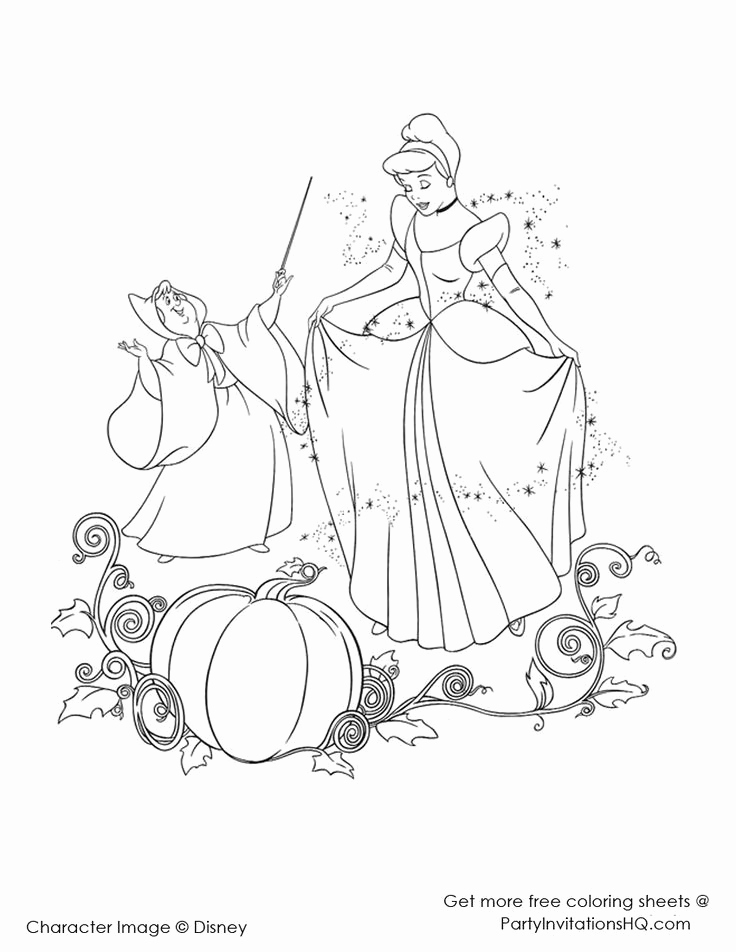 Cinderella Carriage Coloring Pages Ohmygirl.us 736x952 Cinderella Carriage Coloring Pages Ohmygirl.us