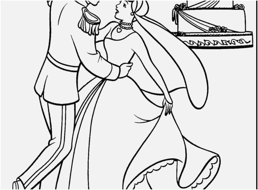 827x609 Coloring Pages Cinderella Pics Imagination Cinderella And Prince