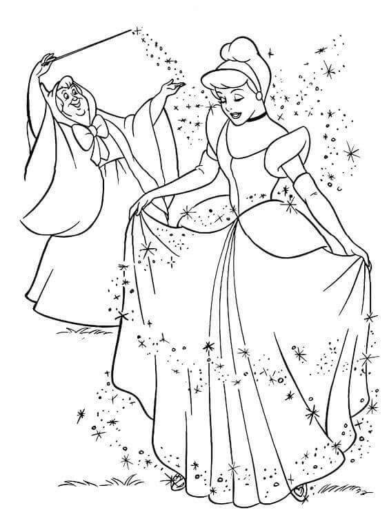 30 Free Printable Cinderella Coloring Pages 564x748 30 Free Printable Cinderella Coloring Pages
