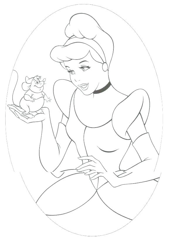 580x822 Cinderella Printable Coloring Pages Coloring Pages Color Pages