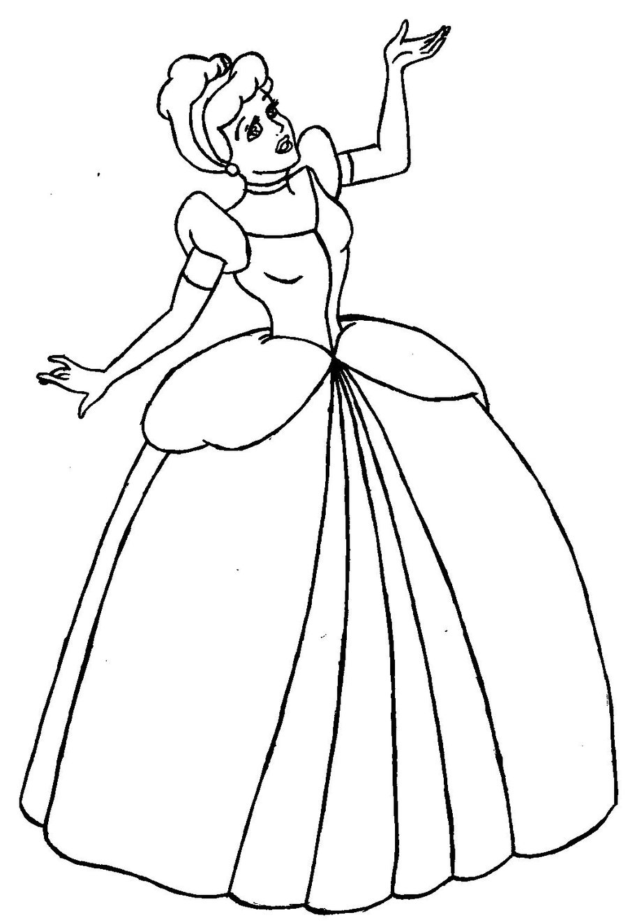 900x1322 Disney Cinderella Printable Coloring Pages Cinderella 15701