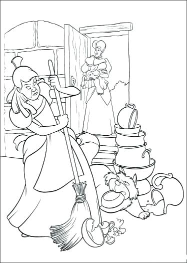 374x525 Cinderella Mice Coloring Pages Coloring Pages The Great Mouse