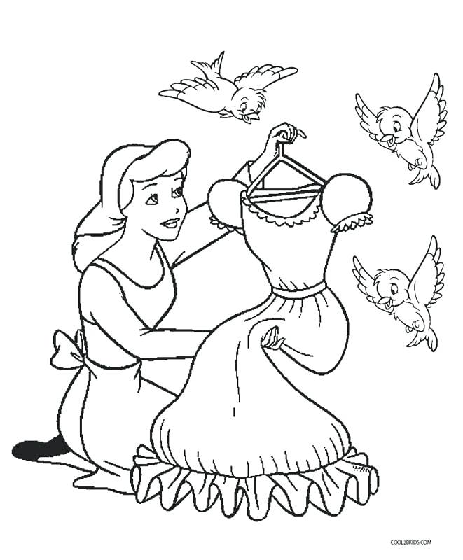 661x800 Cinderella Mice Coloring Pages Cinderella Coloring Pages Disney