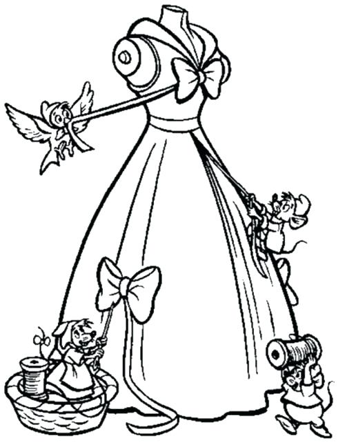 500x648 Cinderella Mice Coloring Pages Cinderella Mouse Coloring Pages