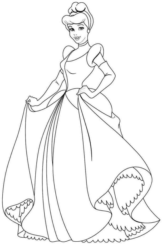 Cinderella Fairy Godmother Coloring Pages at GetColorings.com | Free ...