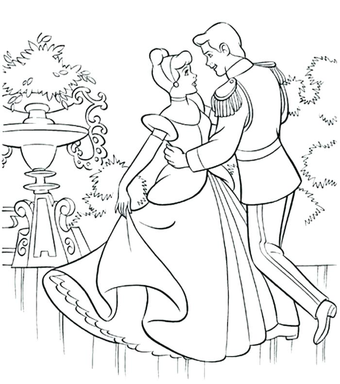 Cinderella Wedding Coloring Pages at GetColorings.com | Free printable ...