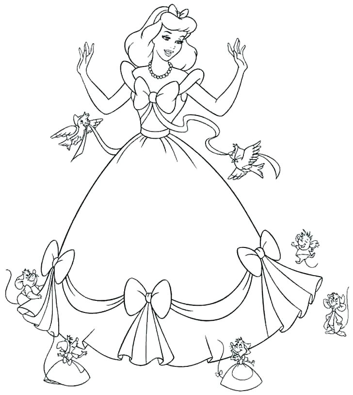 728x814 Cinderella Coloring Coloring Pages Printable Coloring Pages Free