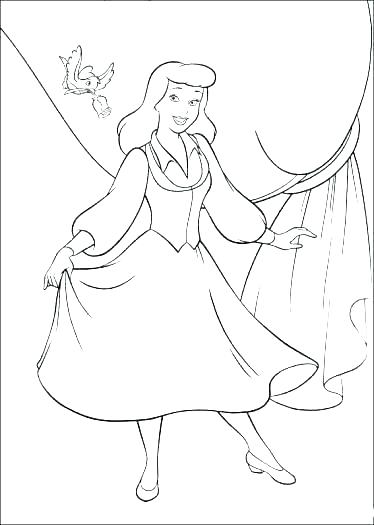 374x525 Cinderella Coloring Pages To Print Coloring Pages Coloring Pages