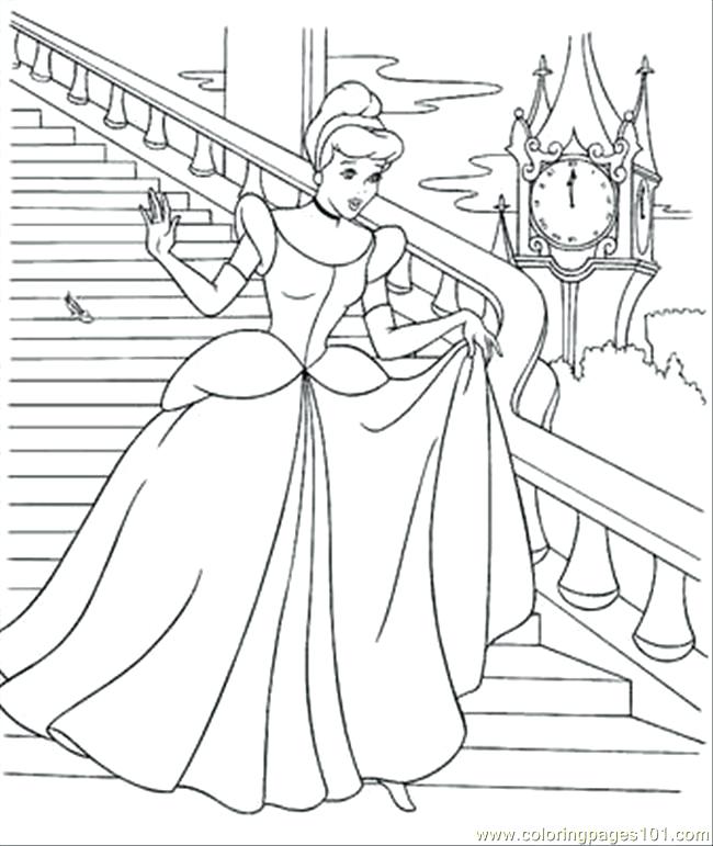 650x771 Cinderella Printable Coloring Pages Coloring Page Coloring Page