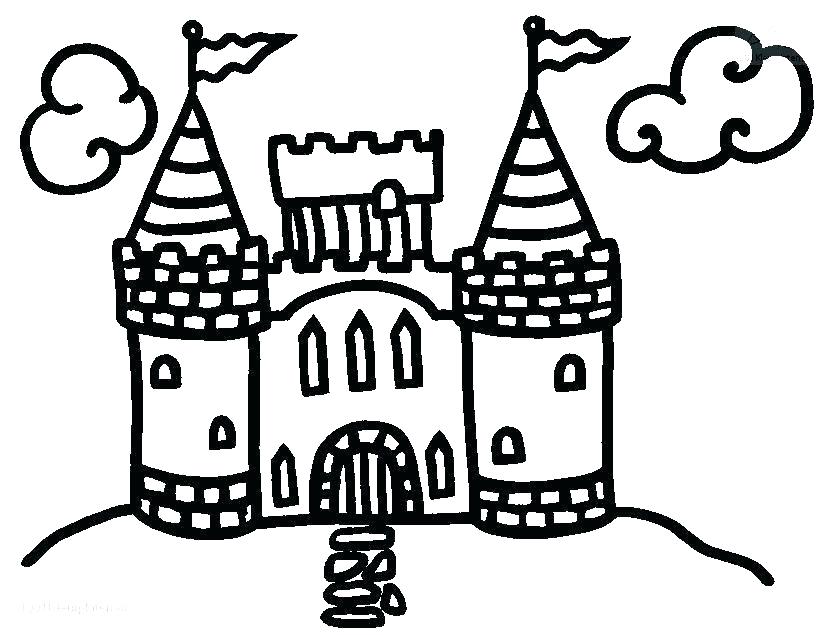 825x635 Disney Castle Coloring Pages Printable Page Tag Of The Cinderella