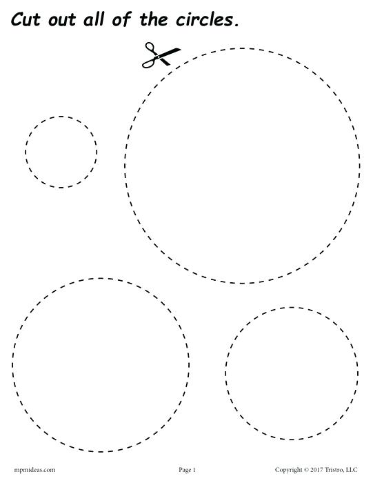 541x700 Circle Coloring Page Free Printable Circles Cutting Worksheet