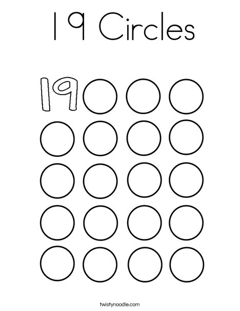 468x605 19 Circles Coloring Page