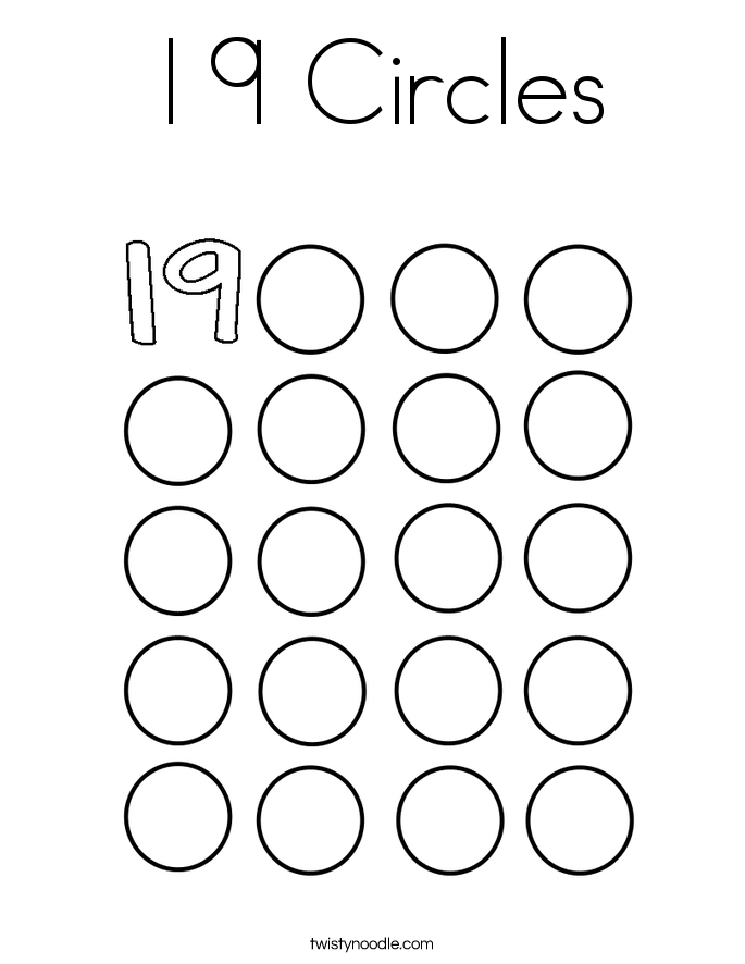 685x886 19 Circles Coloring Page