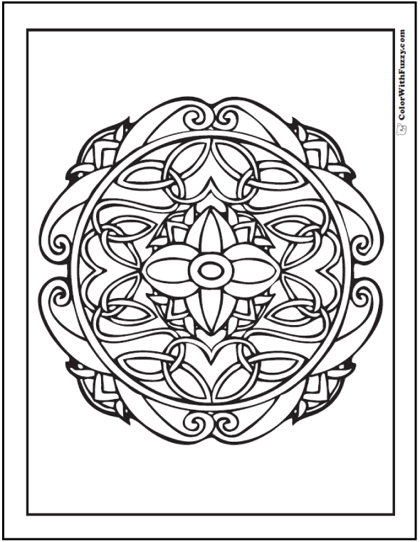 90 Celtic Coloring Pages Irish, Scottish, Gaelic 590x762 90 Celtic Coloring Pages Irish, Scottish, Gaelic