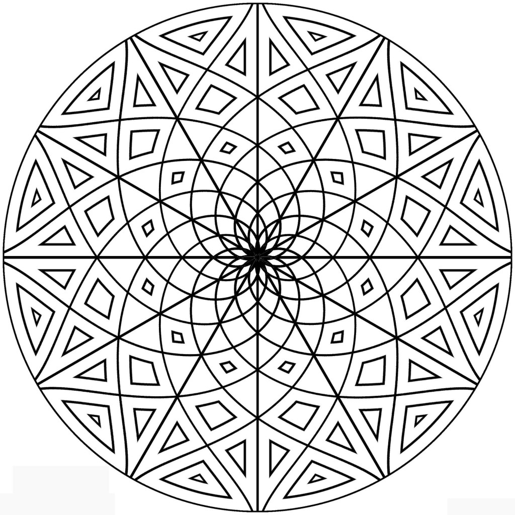 Circular Circular Patterns Colouring Pages Clock Face 1024x1024 Circular Circular Patterns Colouring Pages Clock Face