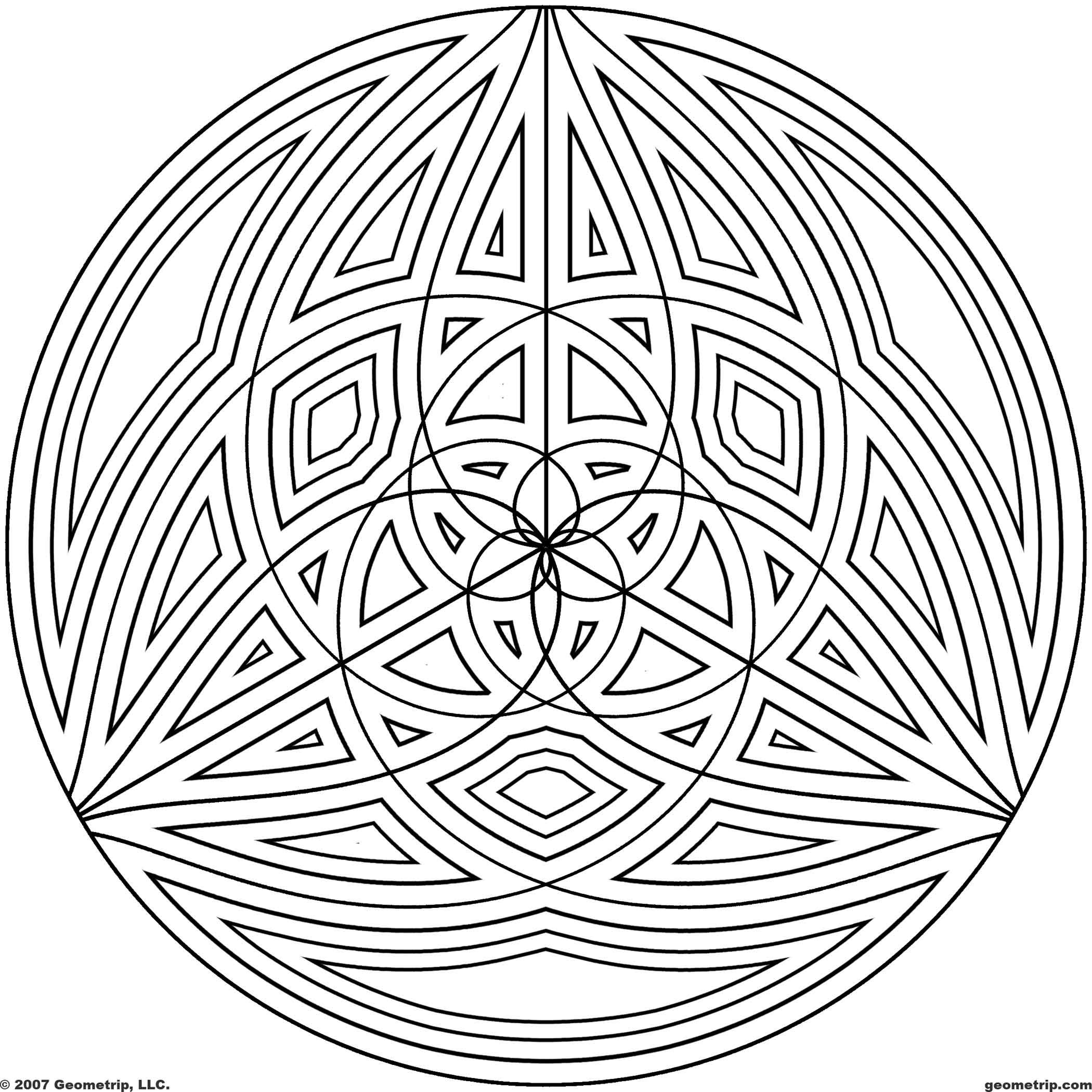Difficult Geometric Design Coloring Pages Circles Page 3 Of 5 2100x2100 Difficult Geometric Design Coloring Pages Circles Page 3 Of 5