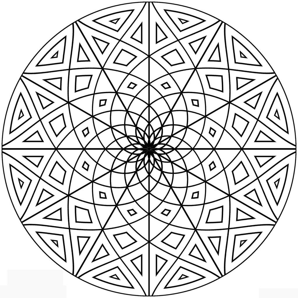 Circular Circular Patterns Colouring Pages Clock Face 1024x1024 Circular Circular Patterns Colouring Pages Clock Face
