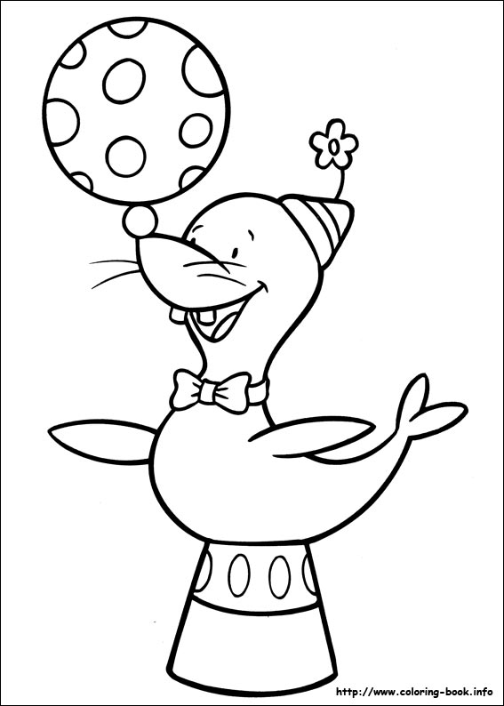 Circus Coloring Picture 567x794 Circus Coloring Picture