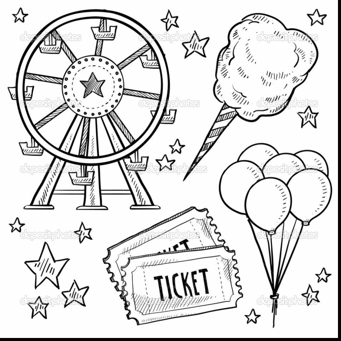 Expert Circus Coloring Pages Outstanding Carnival Tickets 1126x1126 Expert Circus Coloring Pages Outstanding Carnival Tickets