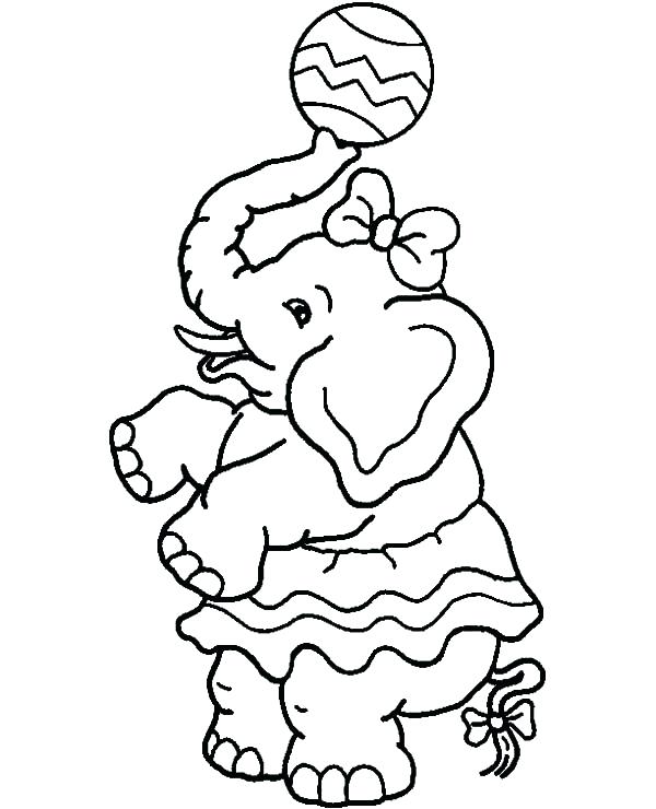 600x740 Elephant Animal Kingdom Coloring Book Elephant Coloring Pages Cute
