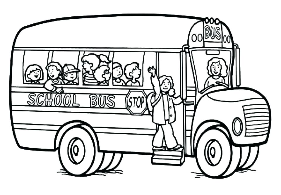 Bus Coloring Pages Two Side View City Bus Coloring Pages Free 960x667 Bus Coloring Pages Two Side View City Bus Coloring Pages Free