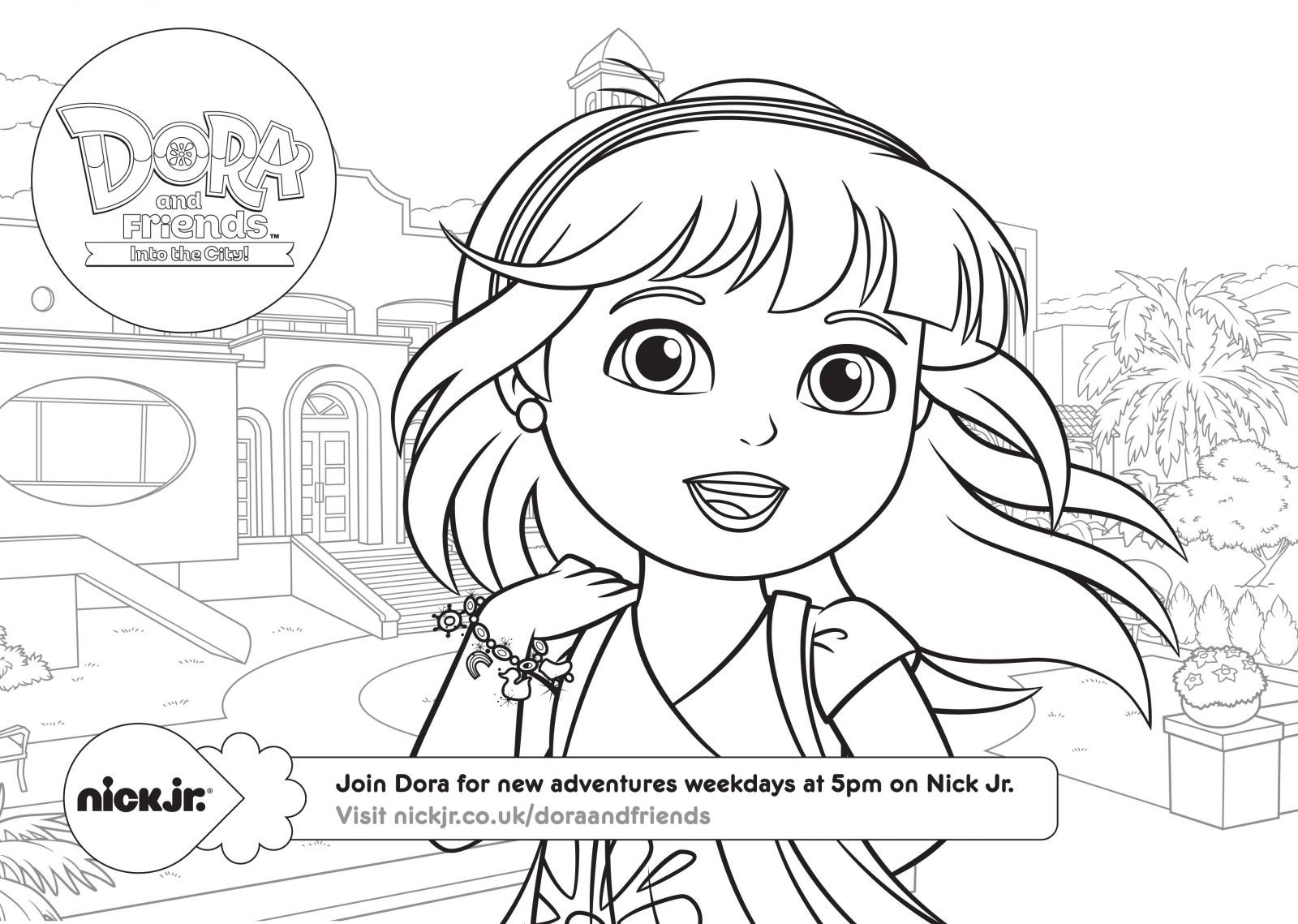 Dora And Friends Coloring Pages Games Best Of Dora Into The City 1600x1139 Dora And Friends Coloring Pages Games Best Of Dora Into The City