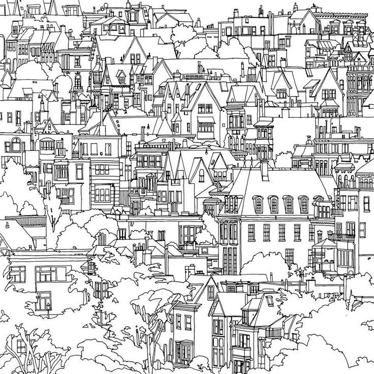 Adult Coloring Pages Cities The Magical City Colouring Book Google 736x736 Adult Coloring Pages Cities The Magical City Colouring Book Google